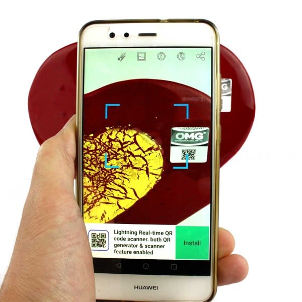 Hologramm-Markenaufkleber als Garantie dafür, dass es sich um ein Original-Murano-Glas-OMG®-Stück handelt 2